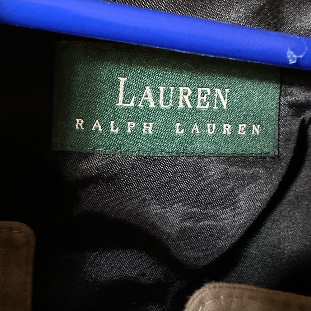 Ralph Lauren khaki Jacket black wool lined